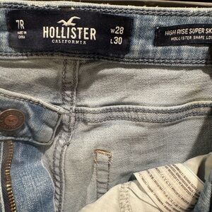 Hollister high rise super skinny